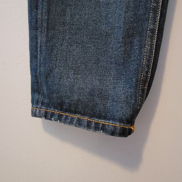 Frank and Oak Billie Relaxed Dark Wash Jeans Size 26 - Picture 8 of 9
